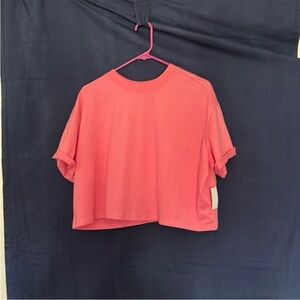 NWT—-Abound Bright Pink Women's Crop Top